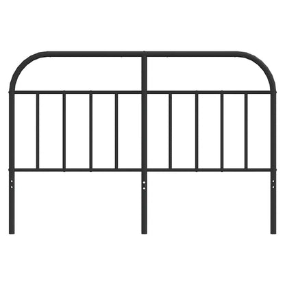 Metal Replace Headboard Black 150 cm