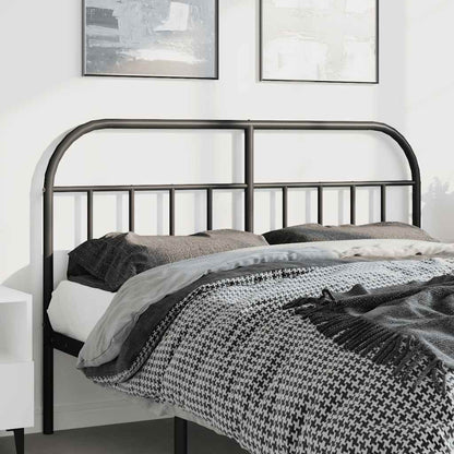 Metal Replace Headboard Black 150 cm