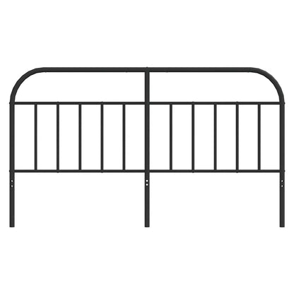 Metal Replace Headboard Black 180 cm