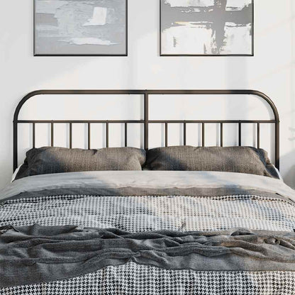Metal Replace Headboard Black 193 cm