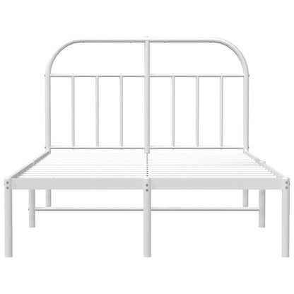 Bed Frame | White | Powder-Coated Steel | Small Double | Bed Frame