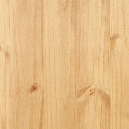 Sideboard "Corona" Brown 112x44x78 cm Solid Wood Mexican Pine