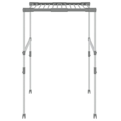 Laundry Dryer 83x(50-55)x(40-85) cm Aluminium
