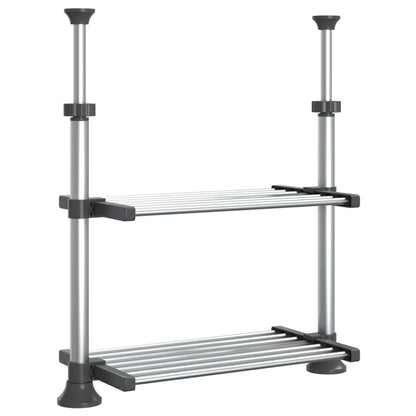 Kitchen Shelf 50x25x(50-70) cm Aluminium