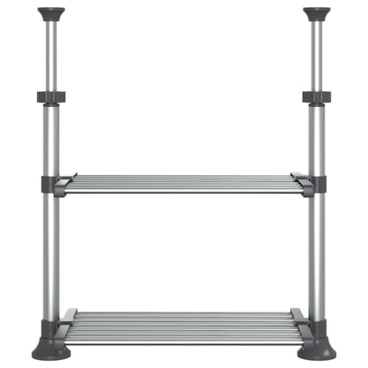 Kitchen Shelf 50x25x(50-70) cm Aluminium