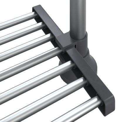 Kitchen Shelf 50x25x(50-70) cm Aluminium