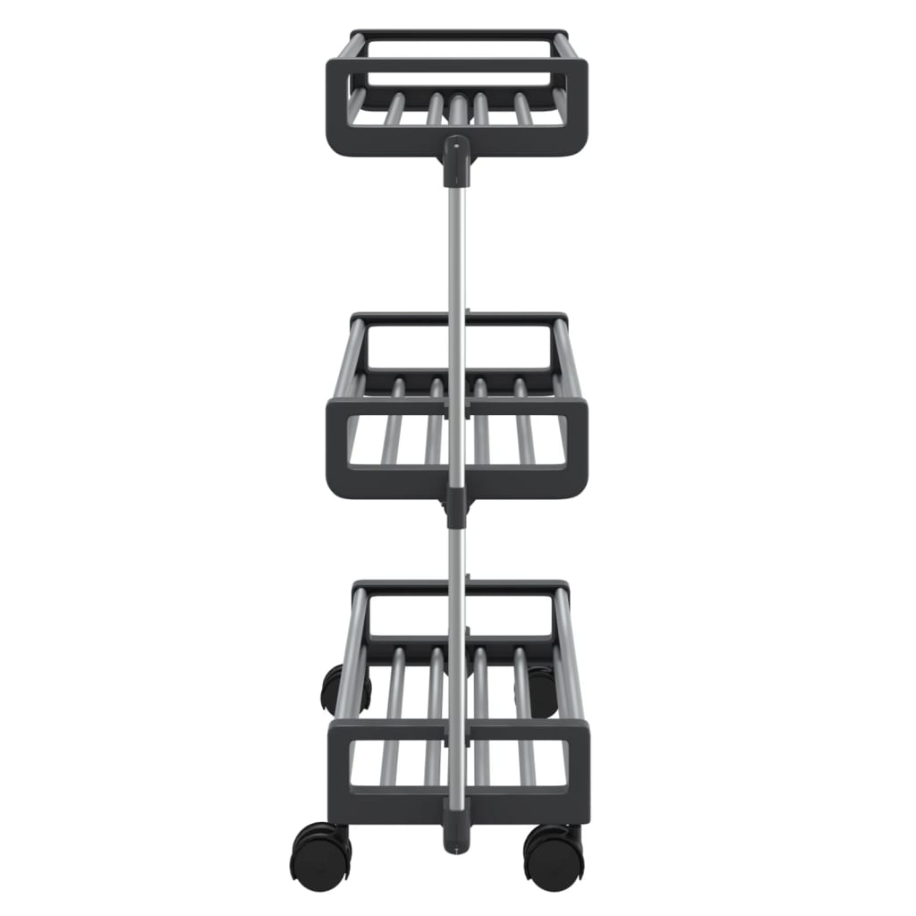 Storage Trolley 59x20x75 cm Aluminium