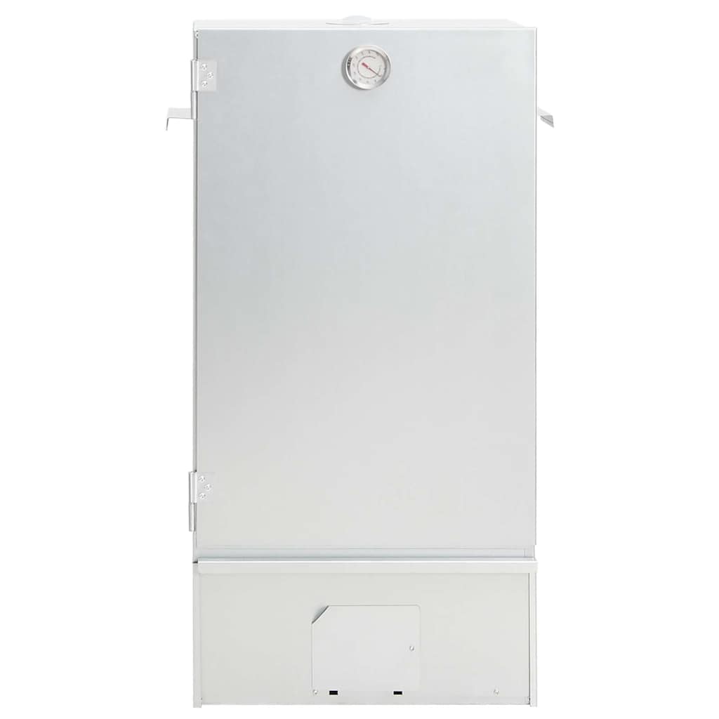 BBQ Oven Smoker with Wood Chips 44,5x29x83 cm Galvanised Steel