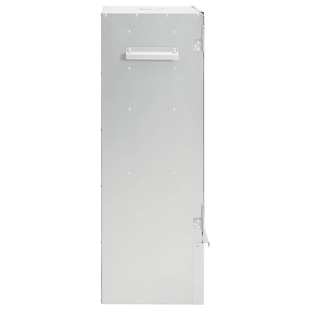 BBQ Oven Smoker with Wood Chips 44,5x29x83 cm Galvanised Steel