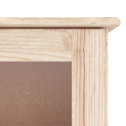 Highboard "ALTA" 77x35x165 cm Solid Wood Pine