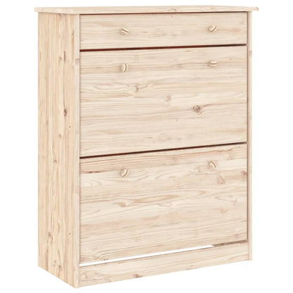 Highboard ALTA 77x35x188 cm Solid Wood Pine