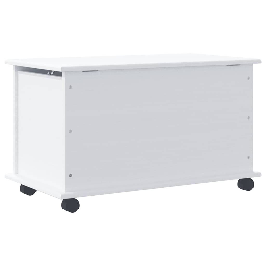 Storage Chest with Wheels "ALTA" White 73x39.5x43 cm
