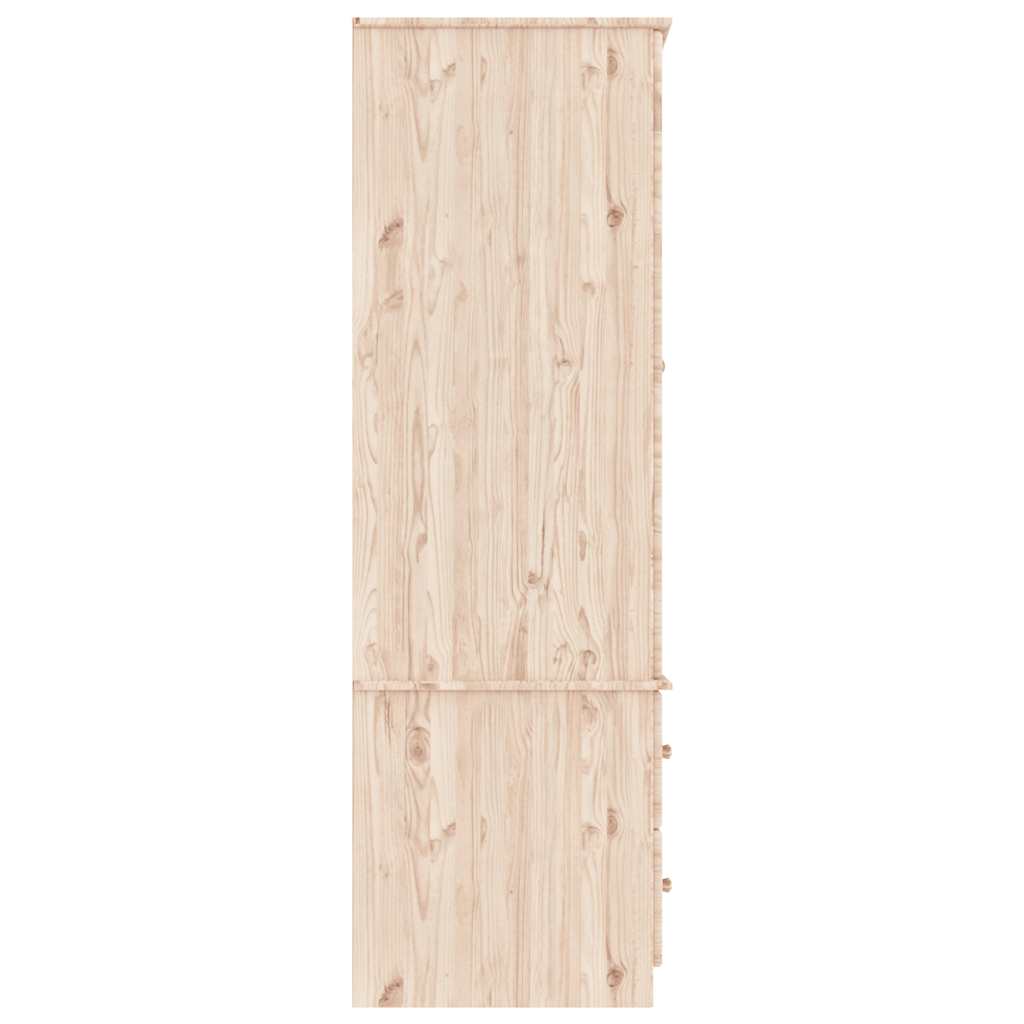 Wardrobe ALTA 90x55x170 cm Solid Wood Pine