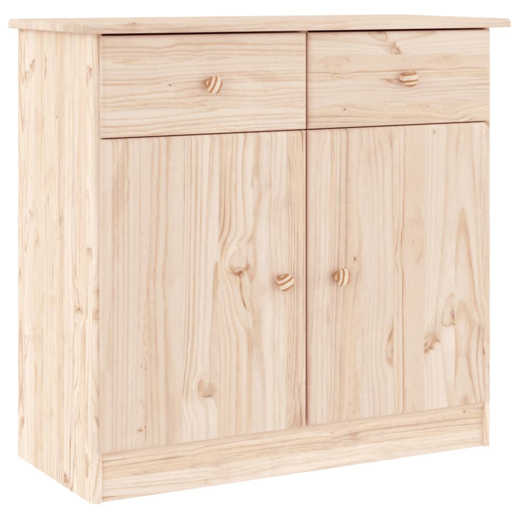 Sideboard "ALTA" 77x35x73 cm Solid Wood Pine