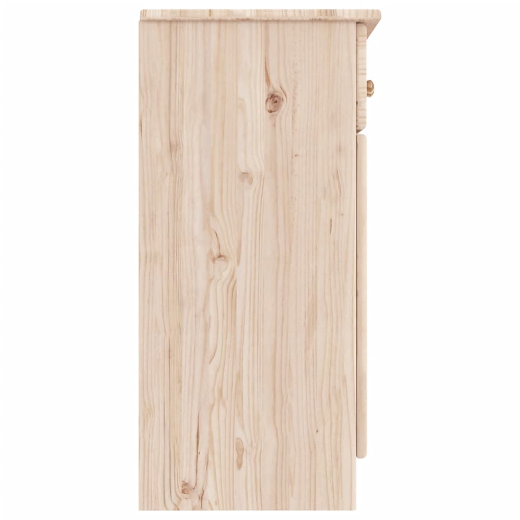 Sideboard "ALTA" 77x35x73 cm Solid Wood Pine