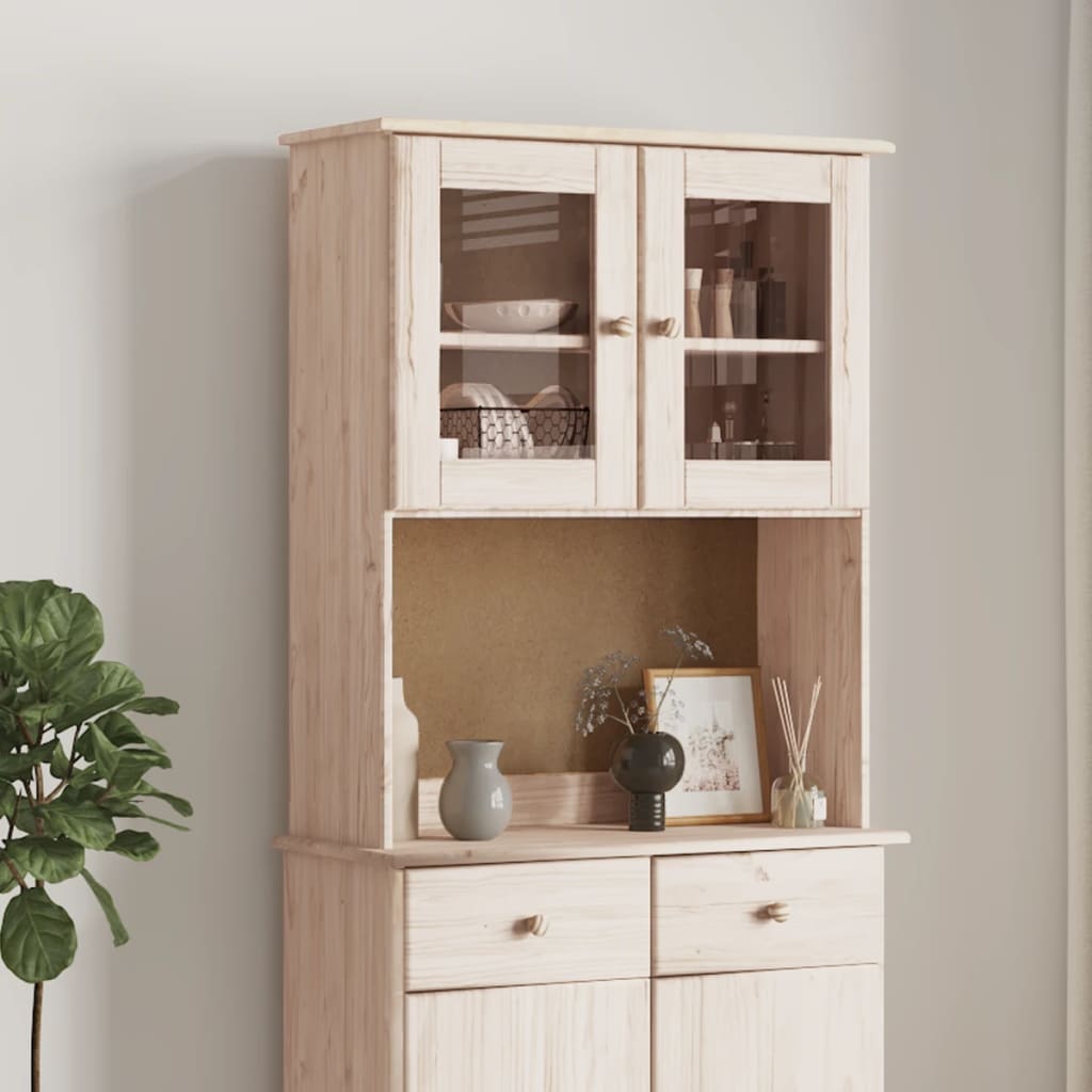 Dresser Top "ALTA" 77x30x92 cm Solid Wood Pine
