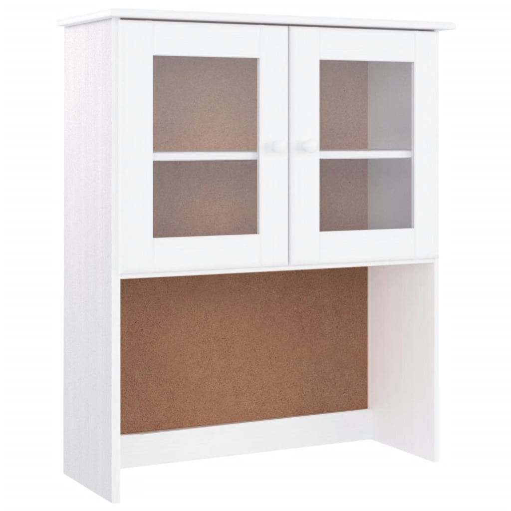 Dresser Top ALTA White 77x30x92 cm Solid Wood Pine