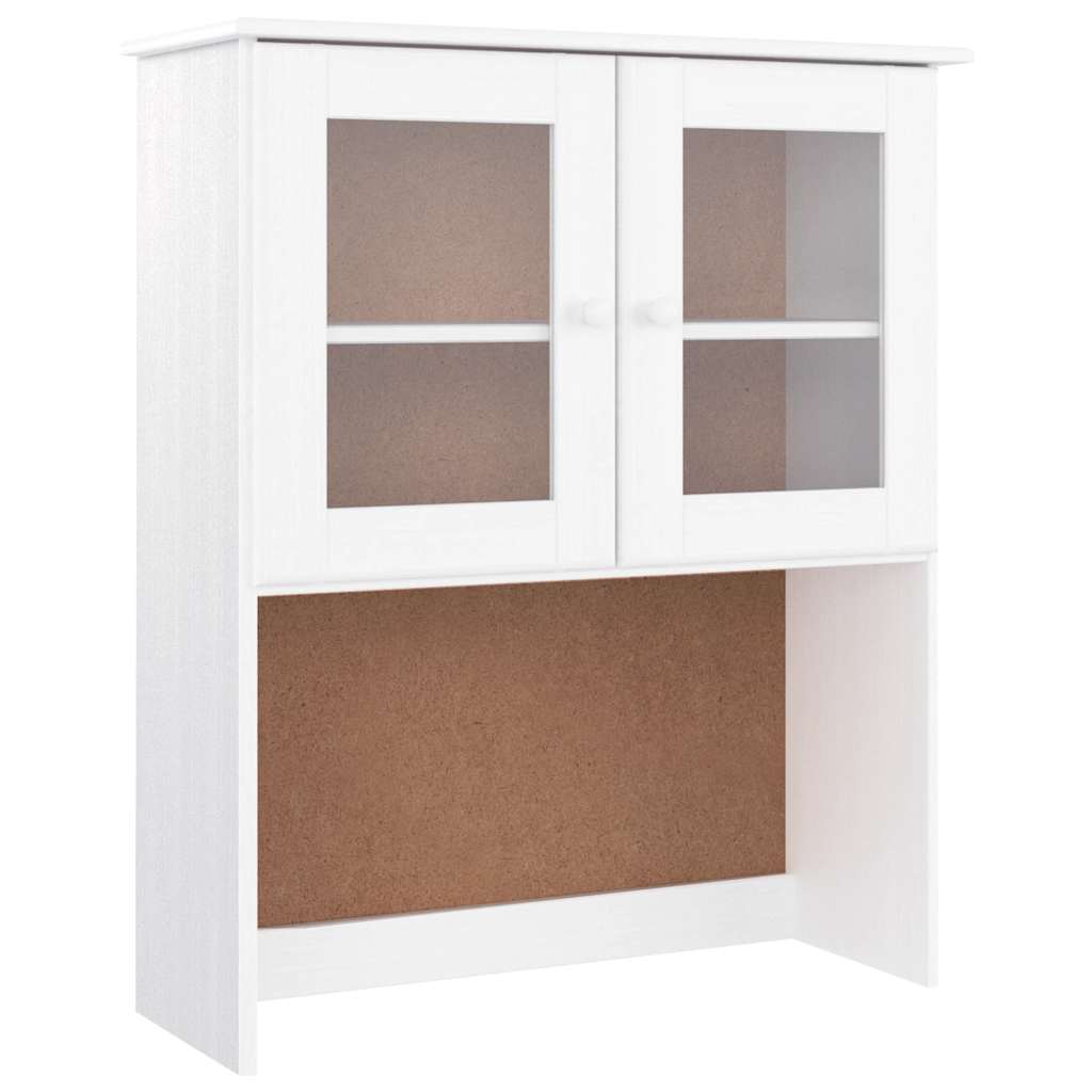 Dresser Top "ALTA" White 77x30x92 cm Solid Wood Pine