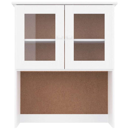 Dresser Top "ALTA" White 77x30x92 cm Solid Wood Pine
