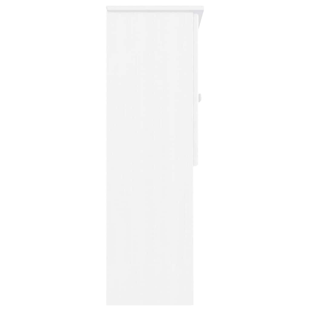 Dresser Top ALTA White 77x30x92 cm Solid Wood Pine