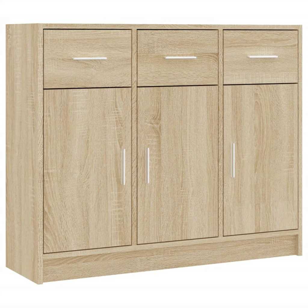 Sideboard | Sonoma oak | Engineered wood | Medium | Sideboard