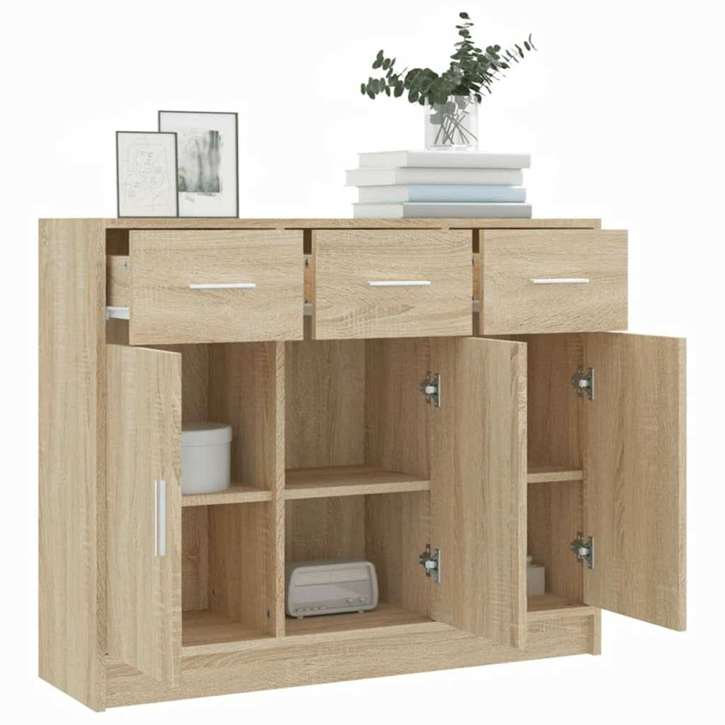 Sideboard | Sonoma oak | Engineered wood | Medium | Sideboard