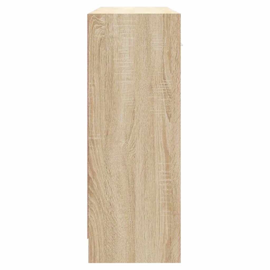 Sideboard Sonoma Oak 91x28x75 cm Engineered Wood