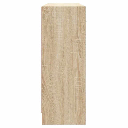 Sideboard Sonoma Oak 91x28x75 cm Engineered Wood
