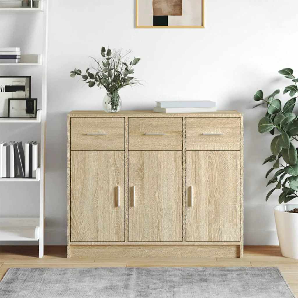 Sideboard | Sonoma oak | Engineered wood | Medium | Sideboard