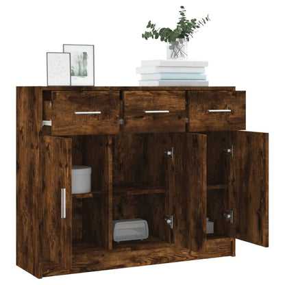 Sideboard | Smoked oak | Engineered wood | Medium | Sideboard