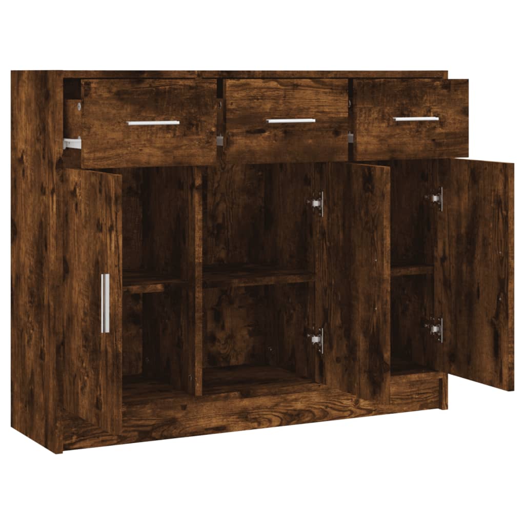 Sideboard | Smoked oak | Engineered wood | Medium | Sideboard