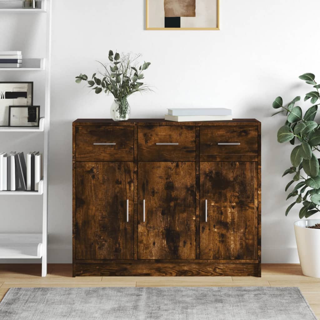Sideboard | Smoked oak | Engineered wood | Medium | Sideboard