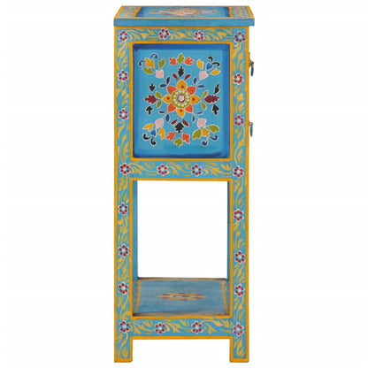 Sideboard Turquoise 55x30x76 cm Solid Wood Mango