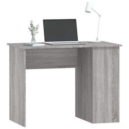 Desk Grey Sonoma 100x55x75 cm Engineered Wood