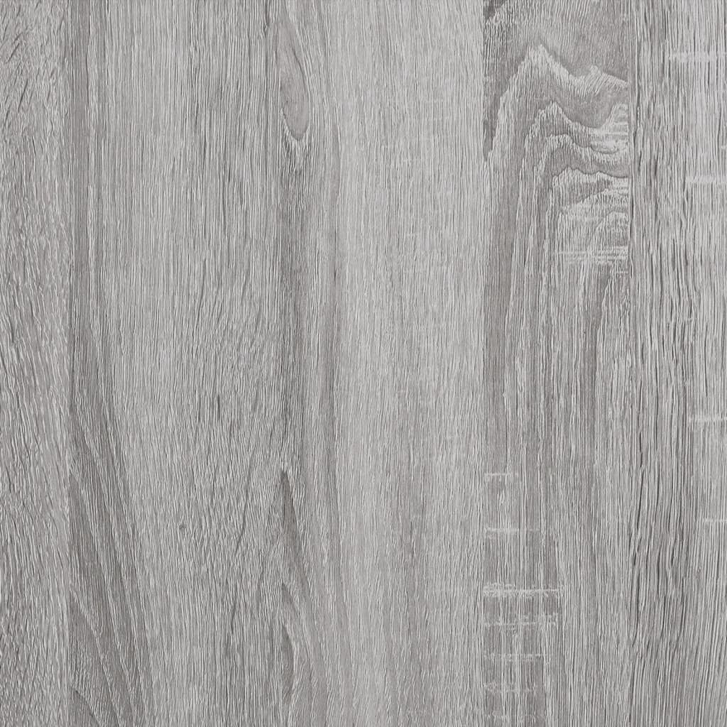 Desk Grey Sonoma 100x55x75 cm Engineered Wood