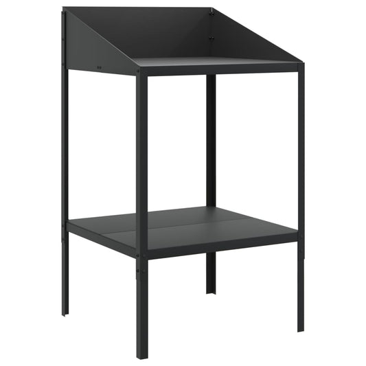 Plant Stand Anthracite 56.5x54.5x100 cm Galvanised Steel