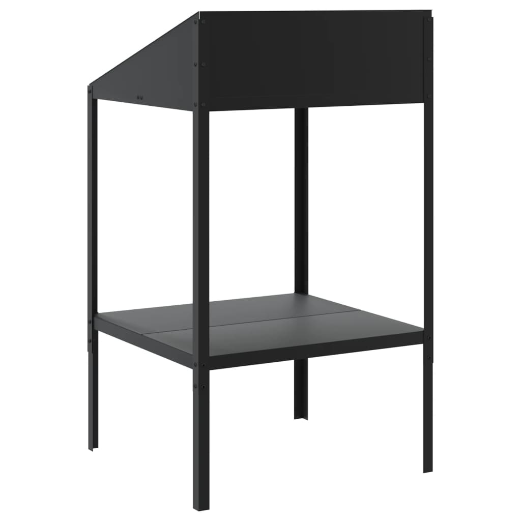 Plant Stand Anthracite 56,5x54,5x100 cm Galvanised Steel