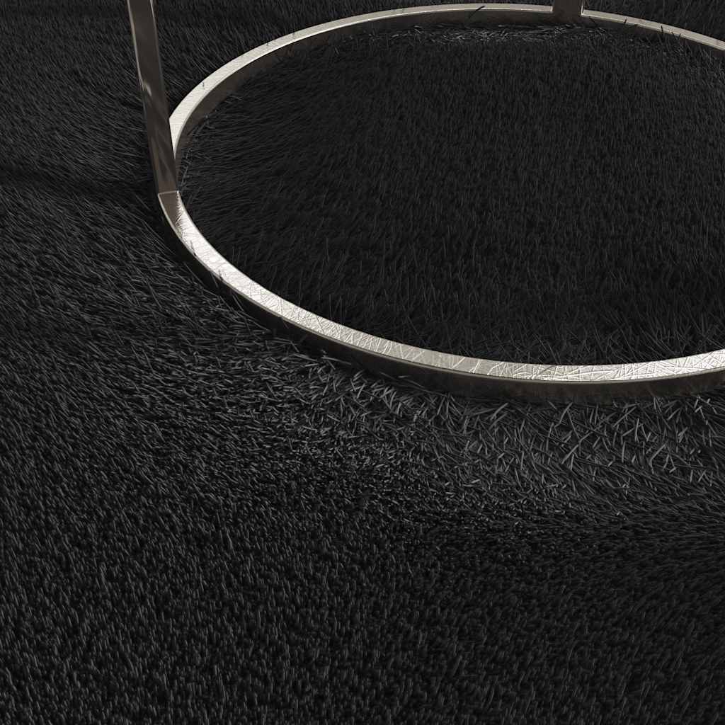 Washable Rug Soft Shaggy Black 160x230 cm Anti Slip
