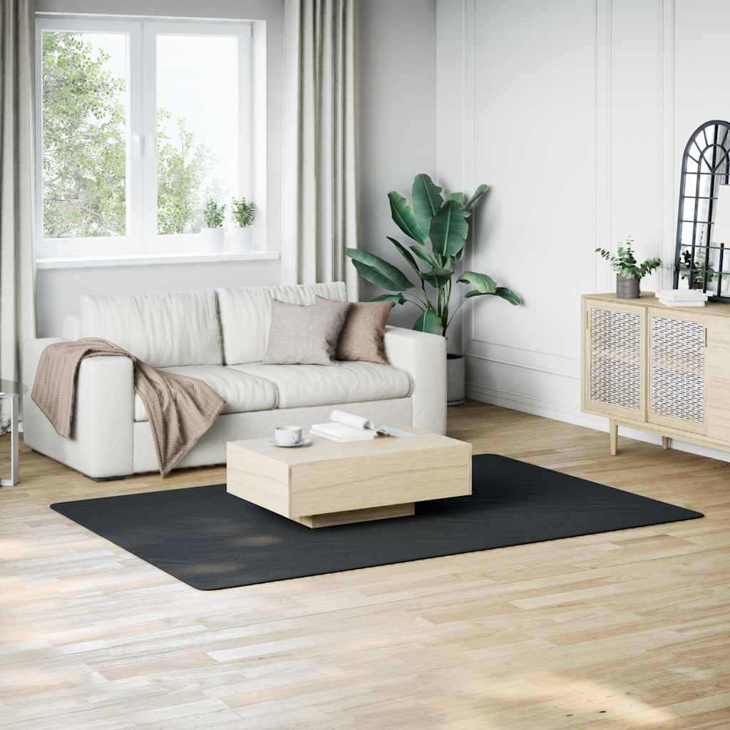 Washable Rug Soft Shaggy Black 160x230 cm Anti Slip