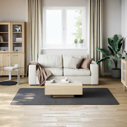 Washable Rug Soft Shaggy Anthracite 160x230 cm Anti Slip