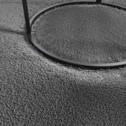 Washable Rug Soft Shaggy Anthracite 160x230 cm Anti Slip
