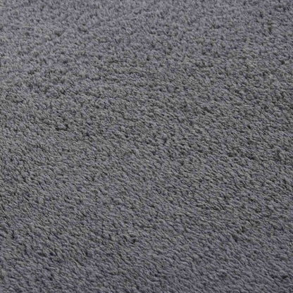 Washable Rug Soft Shaggy Anthracite 160x230 cm Anti Slip