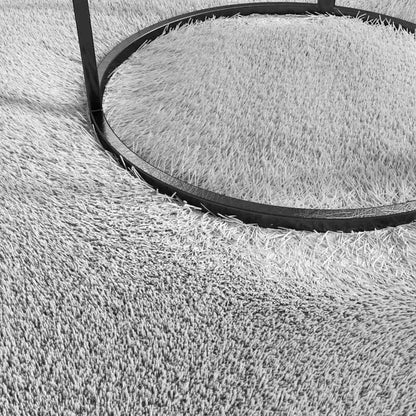 Washable Rug Soft Shaggy Grey 160x230 cm Anti Slip