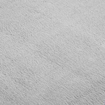 Washable Rug Soft Shaggy Grey 160x230 cm Anti Slip