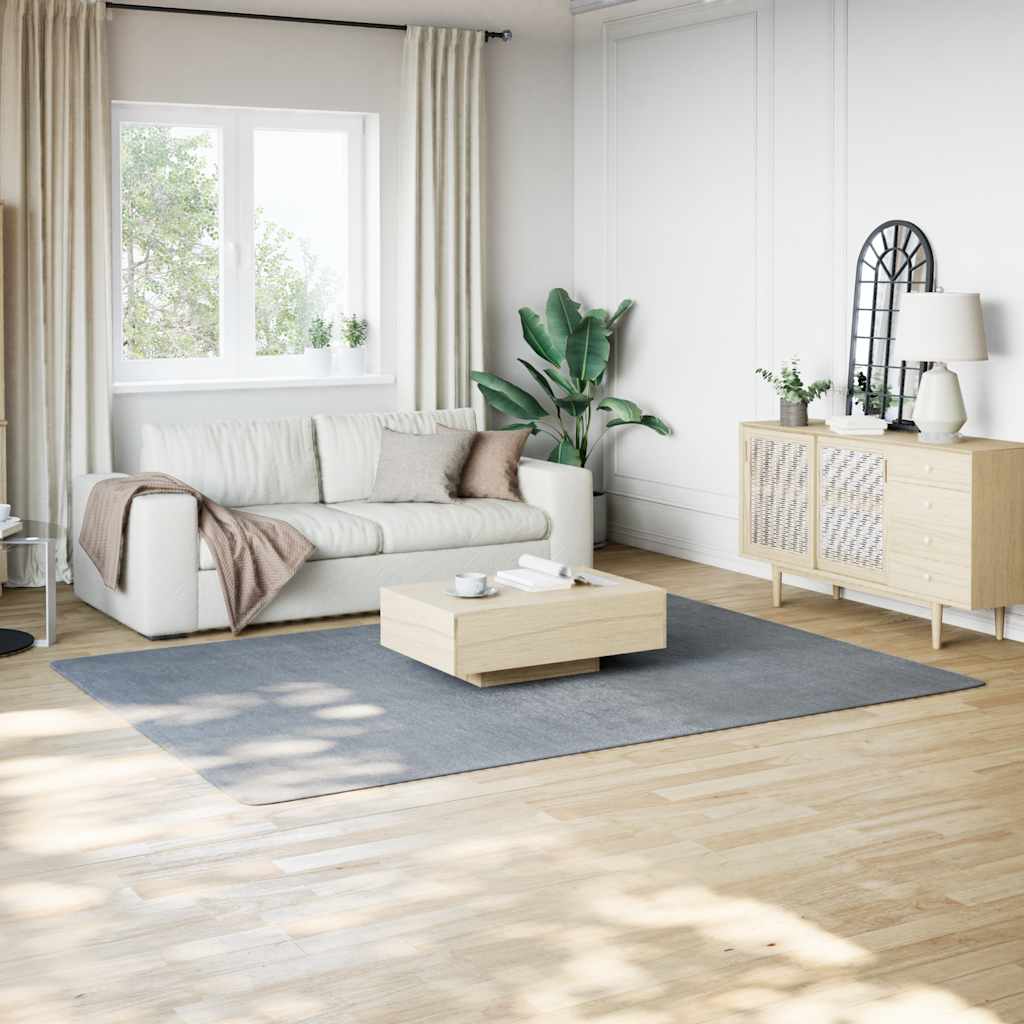 Washable Rug Soft Shaggy Grey 160x230 cm Anti Slip