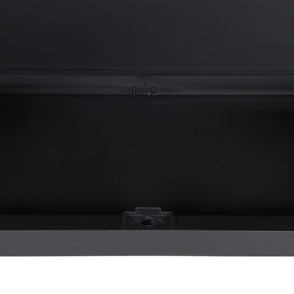 Outdoor Storage Cabinet Black 97x37x165 cm PP