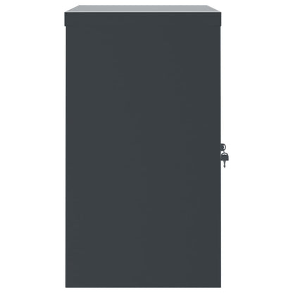File Cabinet Anthracite 90x40x70 cm Steel