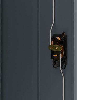 File Cabinet Anthracite 90x40x70 cm Steel
