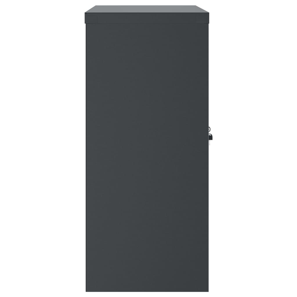 File Cabinet Anthracite 90x40x90 cm Steel