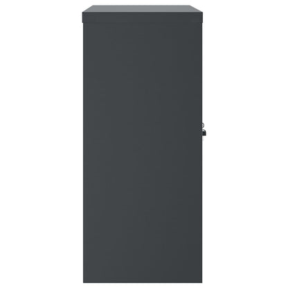 File Cabinet Anthracite 90x40x90 cm Steel